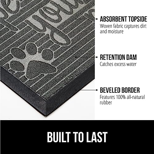 Gorilla Grip Waterproof AllSeason WeatherMax Doormat, 47x35, Durable