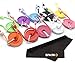 Spark Wireless 10PCS Assorted Colors Flat Noodle Cable Micro USB to 2.0 USB Charger for Samsung Galaxy S3 Note2 HTC BlackBerry