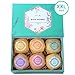Aprilis Bath Bombs Gift Set, Organic & Natural Essential Oil Bath Bombs for Dry Skin Moisturizing, Handmade Fizzy Spa Bath Set, Perfect Christmas/Birthday Gift for Women and Kids, Pack of 12 (6-Pack)