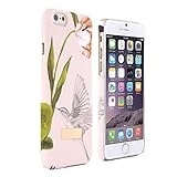 iPhone 6S PLUS Case, Official Ted Baker AW15 Collection, Soft Feel Back Shell Apple iPhone 6 PLUS / 6S PLUS Cover Bird Design Fashion Branded Case For iPhone 6S PLUS - Dobos - Nude