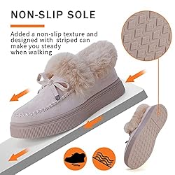 TINSTREE Winter Flat Boots Warm Durable Shoes