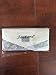 Jastore Womens Envelope Leather Wallet Card Holder Clutch Long Purse (Black)