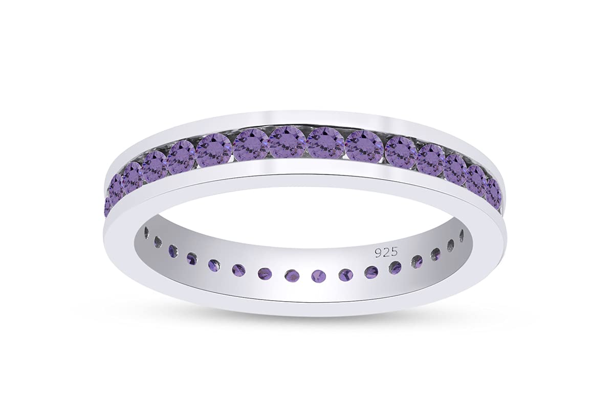 AFFY Round Shape Simulated Alexandrite Full