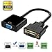 Elqizzx DVI to VGA Adapter, Active DVI 24+1 DVI-D Dual Link to VGA Male to Female 1080P Video Cable Converter for Gaming, DVD, Laptop, HDTV Projector and Other DVI Enabled Devices