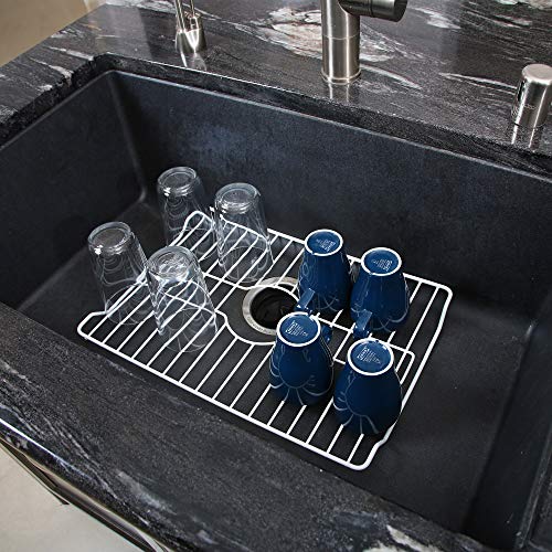 Smart Design Sink Protector Large Steel Wire Frame Rust Resistant