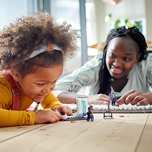 LEGO Marvel Shuri's Lab, 76212 Black Panther Construction Learning Toy with Minifigures, Toys for Kids, Girls and Boys Age 4, Avengers Super Heroes Gifts