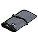 Hynes Eagle Portable Universal Electronics Accessories Cord Organizer Travel Organizer Cable Bag Grey for Women and Men
