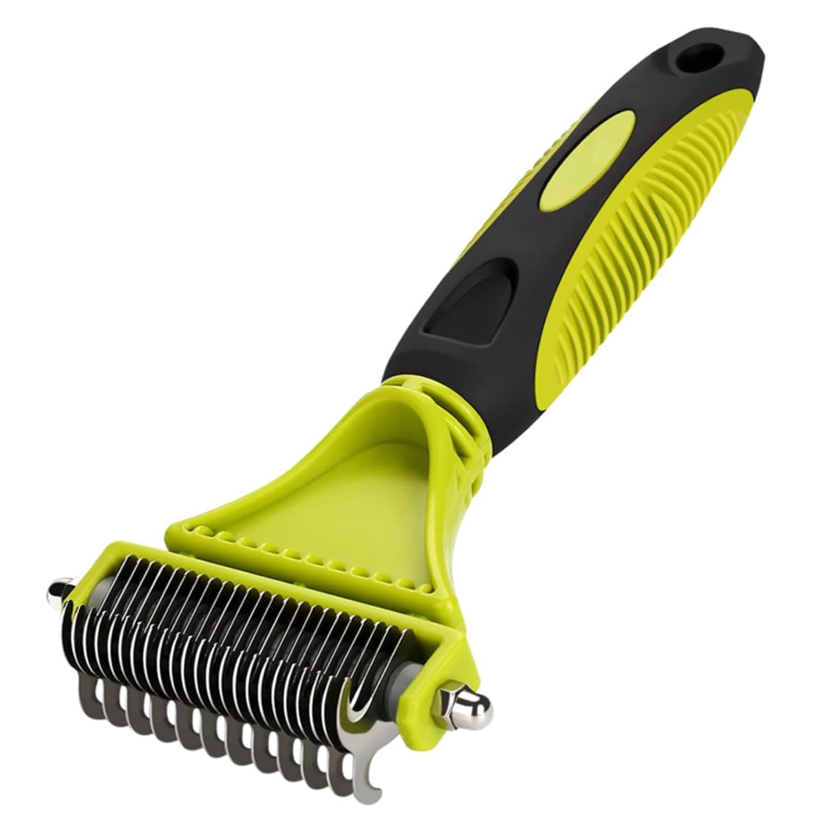 Namvo Dog Brush Cat Comb Dog Grooming Rake, Dematting Comb, Shedding Tool, Undercoat Rake for Small, Medium and Large Pets