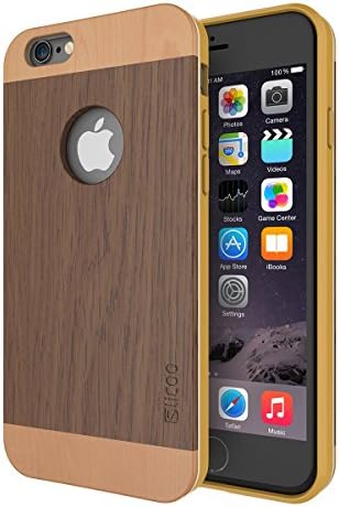 Bamboo Slim Covering Case for iPhone 6 6s (4.7 inch) Cherry Wood &amp; Walnut Wood