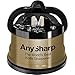AnySharp Knife Sharpener, LTD Edition Gold, The World's Best As Seen on QVC, Original Patented Tungsten Carbide Pro Sharpening Stone Blades