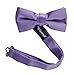 Sportoli8482; Kids and Baby Adjustable Solid Color Banded Satin Pre-tied Tux Bow Tie - Peach