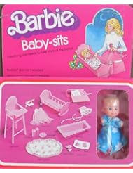 Toy: Barbie BABY SITS w Baby Doll & Everything Barbie Doll Needs to Care for Baby Doll (1976 Mattel Hawthorne) - Mattel Hawthorne, made in Taiwan