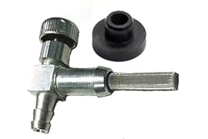 DFUERDIVN Fuel gas tank Grommet and Shut off valve for Generators Craftsman Coleman Generac 33/64" Fuel Tank Hole