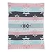Lolli Living Knitted Receiving Blanket in Aztec. 100% Cotton Knitted Baby Blanket