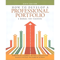How to Develop a Professional Portfolio: A Manual for Teachers (2-downloads) book cover