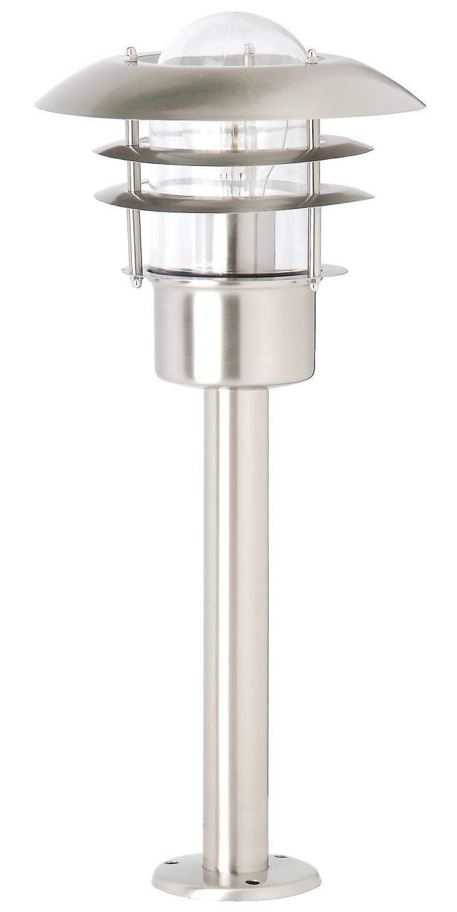 Brilliant Terrence 45784/82 Pedestal Light Stainless Steel