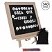 Letter Board with 340 ¾ Inch Characters Vintage Felt Letter Boards Oak Frame with Scissors and Black Bag 10