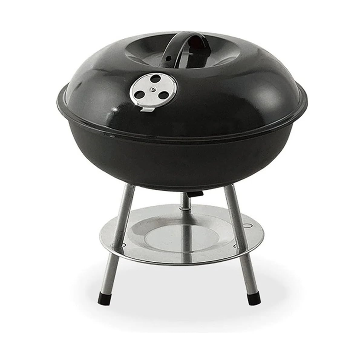 EDM Black Barbecue Ø 35.5 cm 3 Legs