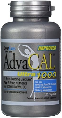 Lane Labs AdvaCal Ultra 1000 Calcium - 120 Capsules - Bottles by Lane Labs