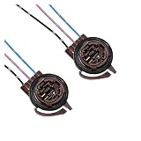2PCS 3156 3157 Pre-Wired Harness Sockets, Car LED Bulbs Socket Adapters, Bulb Pigtail Socket Plug Connectors for Turn Signal Bulb Brake/Tail Light (#3157/2PCS)