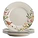 Paula Deen Dinnerware Garden Rooster 16-Piece Stoneware Dinnerware Set, Print -