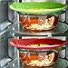 AUSINCERE Spill Stopper Lid, Anti Spill & Boil Over Safeguard, Silicone Pot Cover, Multi-Function Kitchen Tool 11