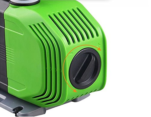 Amphibious Submersible Pump 110-120V 40W 1188GPH 14.7ft Lift Multi-function Water Flow Adjustable Variable Frequency Pump for Aquarium Pond