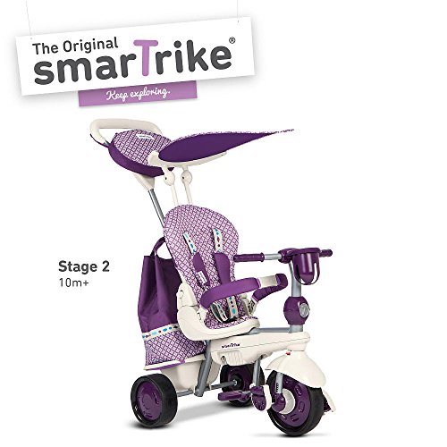 smart trike purple and white