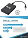 Bluetooth Transmitter Receiver Adapter – Best Portable Mini Wireless 3.5mm Audio Transmitter Kit (aptX Low Latency Dongle), Dual Connector for TV, Sound System, Car, Gym, Headphones, Speakers