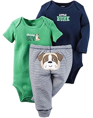 Baby Boys 3 Pc Back Art 126g423, Navy