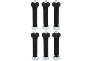 Trailer Axle Spring Shackle Bolt with Locknut, Premium Greaseable Spring Bolt, Steel Grease Type Eye Wet Bolt Fits for 2000 3