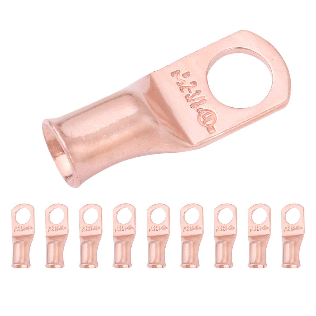 SELTERM 10pcs 2 AWG - 3/8" Stud - Battery