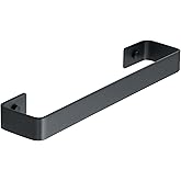 Alise Bath Hand Towel Holder Black Towel Bar for Bathroom Wall Mount,SUS304 Stainless Steel Towel Rack for Bathroom and Lavatory,Kitchen,12'' Towel Hanger Towel Rail
