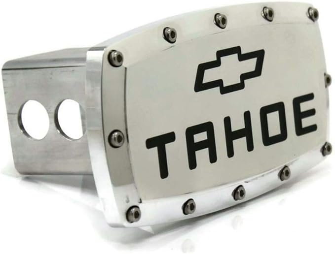 Exterior Accessories Chevrolet Tahoe Engraved Oval Aluminum Tow Hitch Cover Hitch Accessories