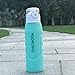 CHICMODA Collapsible Water Bottle, Shockproof Portable Water Bottle with BPA Free,Leak Proof, Wide Mouth, Flip top for Travel Sports and Outdoors,Aqua Blue