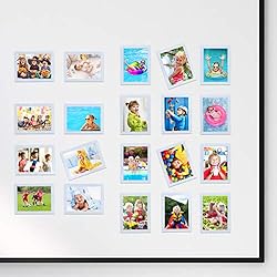 HIIMIEI 20 Pack Wallet Size Magnet Photo Frame