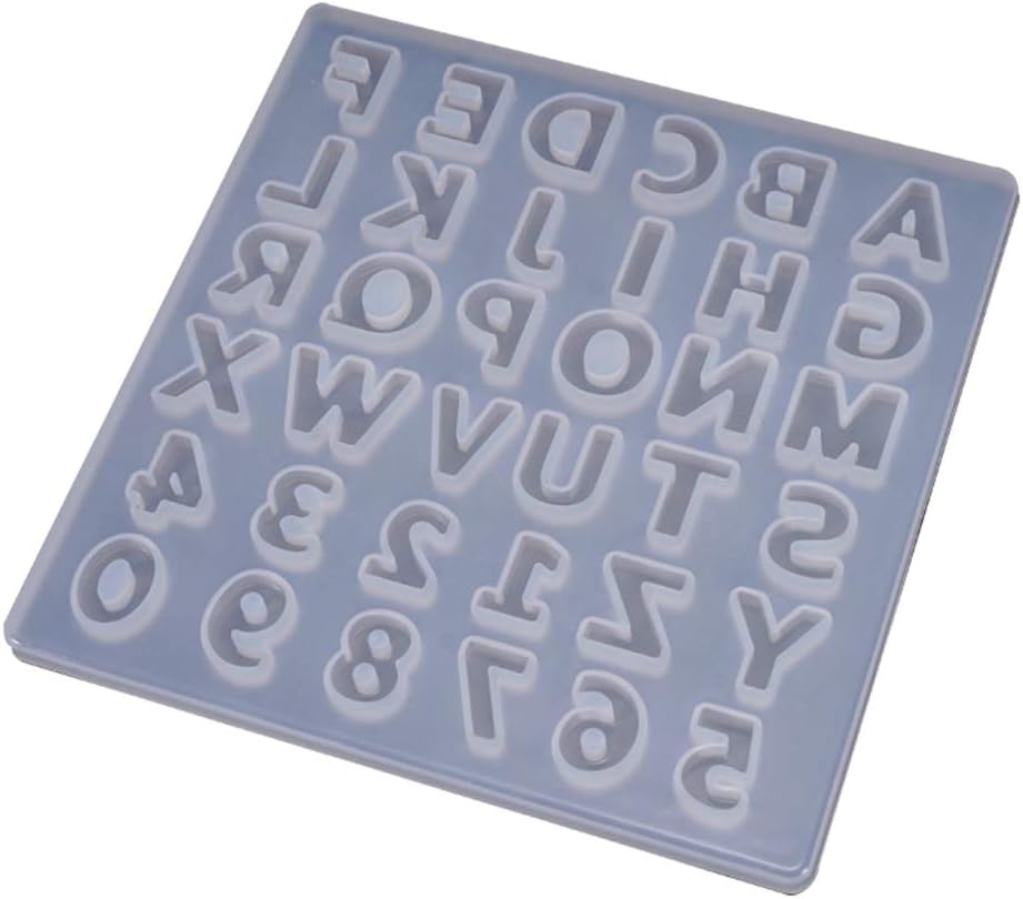 Nikunty Silicone Jewelry Mould Silicone Moulds DIY Jewelry Jewelry Making Letter Mold Pendant Decoration
