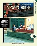 New York Puzzle Company - New Yorker Nighthawks - 500 Piece Jigsaw Puzzle