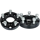 1in Hubcentric Spacers 5x114.3mm (70.5mm Hub Bore, 1/2x20 Studs) 5x4.5" to 5x4.5" Wheel Spacers Adapter 25mm FITS Ford Explorer Mustang Ranger Crown Victoria, Lincoln Mark VII, Mazda B2500 B3000