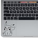 Pikachu Trackpad Pokemon Apple Macbook Decal Vinyl Sticker Apple Mac Air Pro Retina Laptop sticker