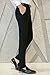 HZMK MOGU Mens Slim Fit Flat Front Pant US Size 29(Tag Asian Size M) Black