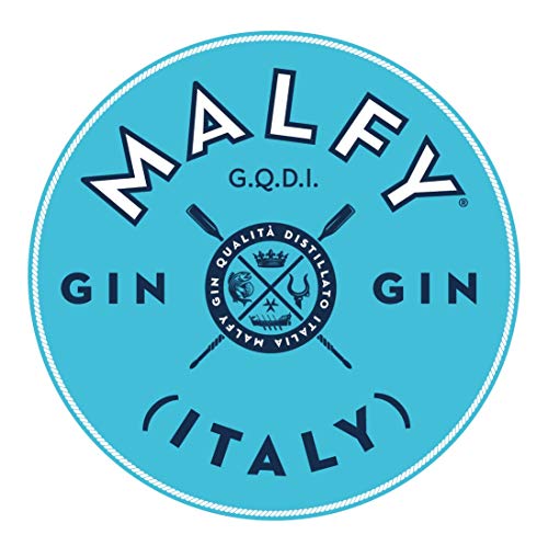 Malfy Gin Mini Tasting Set, Italian Gin Probierset mit Originale, Rosa, con Arancia & con Limone, Geschenk-Box mit vier Miniatur-Flaschen, 4 x 50ml – Bild 6