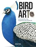 Bird Art: Drawing Birds using Graphite & Coloured