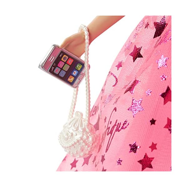 Barbie-GML76-Adventure-Deluxe-Princess-Doll Barbie Princess Adventure Doll in Princess Fashion with Pet Puppy, 2 Pairs of Shoes, Tiara and 4 Accessories, for 3 to 7…