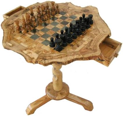 Wooden Chess Board Coffee Table Pieces Set With Free Small Chess Board Wooden Pieces Amazon Co Uk Kitchen Home