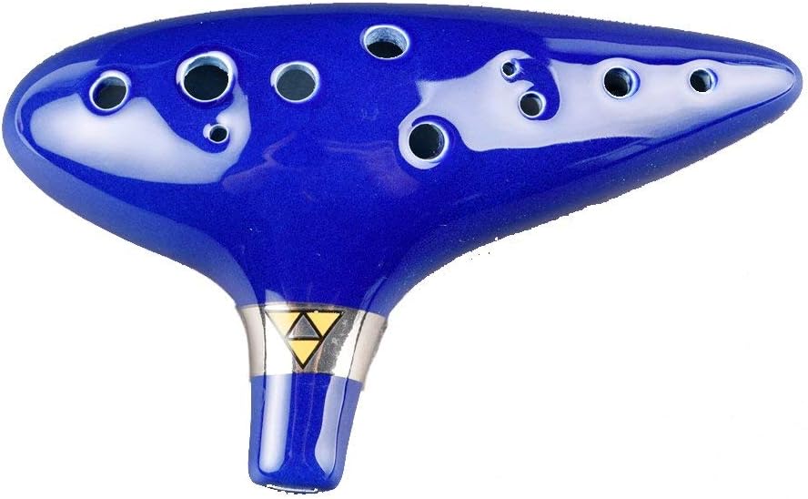 Brand New Legend of Zelda Ocarina of Time 12 Hole Alto Triforce Link
