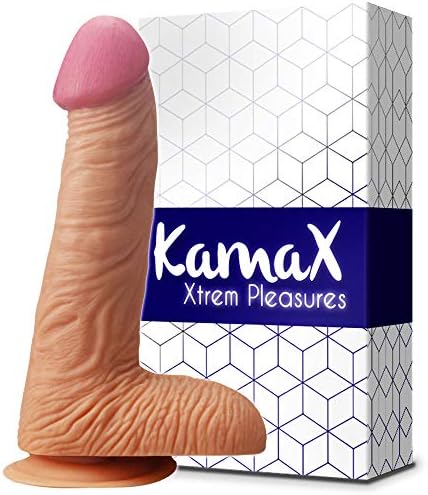Skin-Colored Internal Stimulation Tool with Pink End - Designed by KamaX