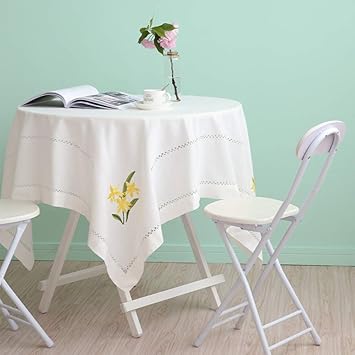 Amazon Co Jp テーブルクロス手作り刺繍テーブルクロス生地コーヒーテーブルテーブルクロス北欧長方形のテーブルクロスシンプルなイチゴ140x180実用 スポーツ アウトドア