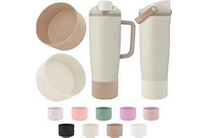 BKBY 2PCS Silicone Boot Compatible with Owala 30oz & 40oz FreeSip Sway Bottles & Tumblers, Protective Anti-Slip Bottom Cover Sleeve for Freesip Sway Tumbler