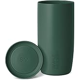 Simple Modern Travel Coffee Mug Tumbler with 360° Lid | Ceramic-Lined Insulated Stainless Steel Cold Brew Iced Coffee Cup | Gifts for Women Men Her Him | Voyager Signature | 16oz | Forest